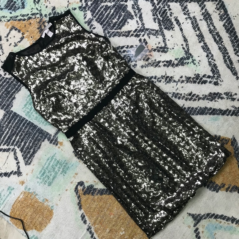 NWT Forever 21 Spiral Sequin Dress